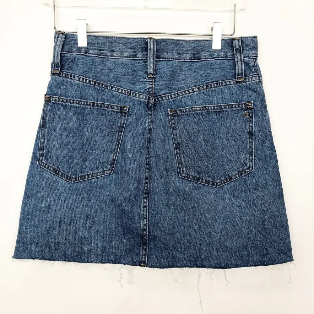 Madewell Rigid Denim Skirt 27